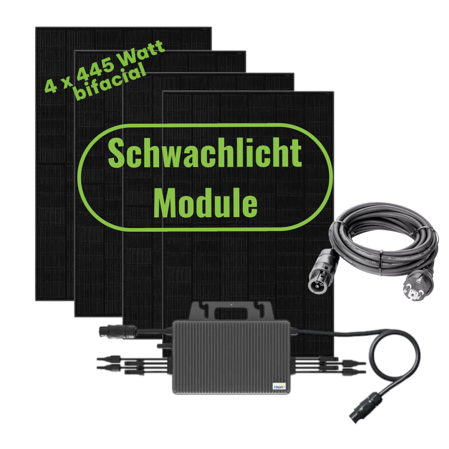 Balkonkraftwerk 4 Module