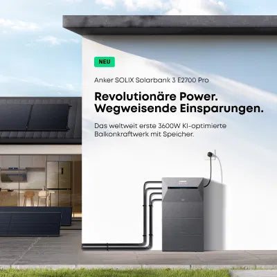 Anker SOLIX Solarbank 3 E2700 Pro Speicher für Balkonkraftwerke