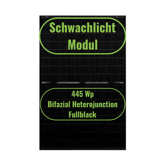 Solyco Pro R-TG 96h.5/445Wp Bifazial Heterojunction Fullblack